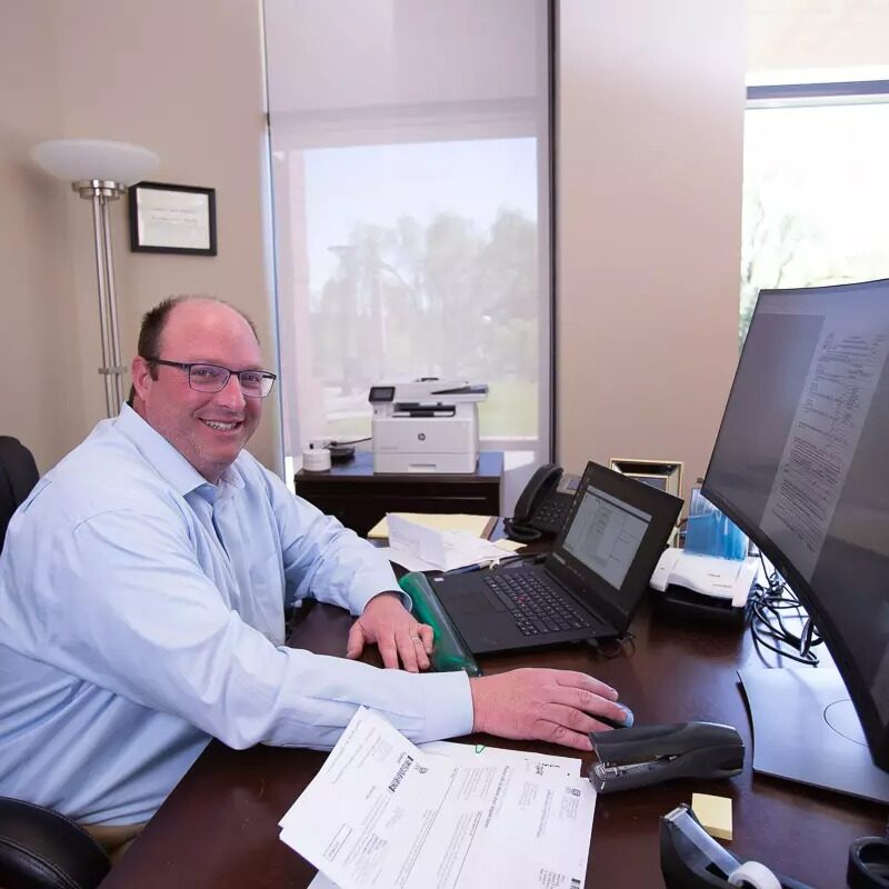 Attorney Jonathan D. Mishkin in his office
