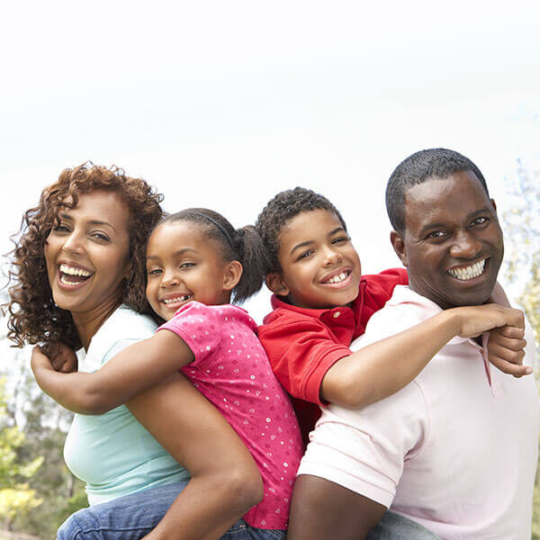 happy family with estate planning